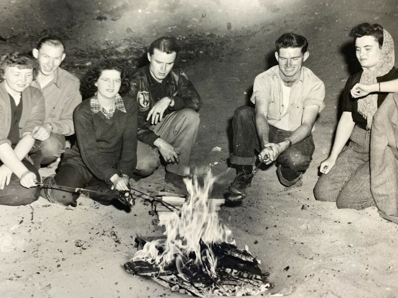 The Evening Bonfire Gathering