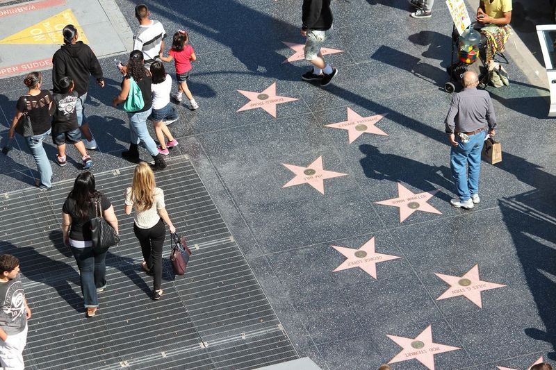 The Hollywood Walk of Fame