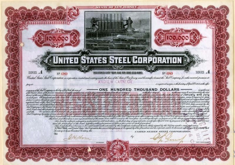 Industrial Giant Born: United States Steel Corporation Founded