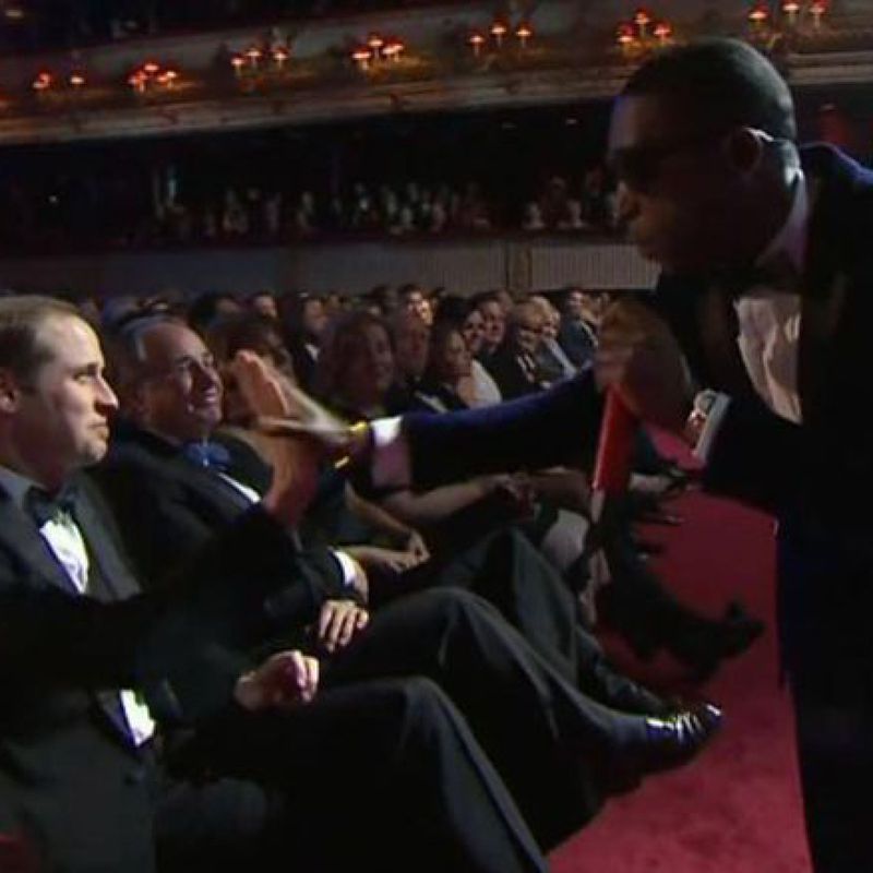 Tinie Tempah’s Royal High-Five (2014)