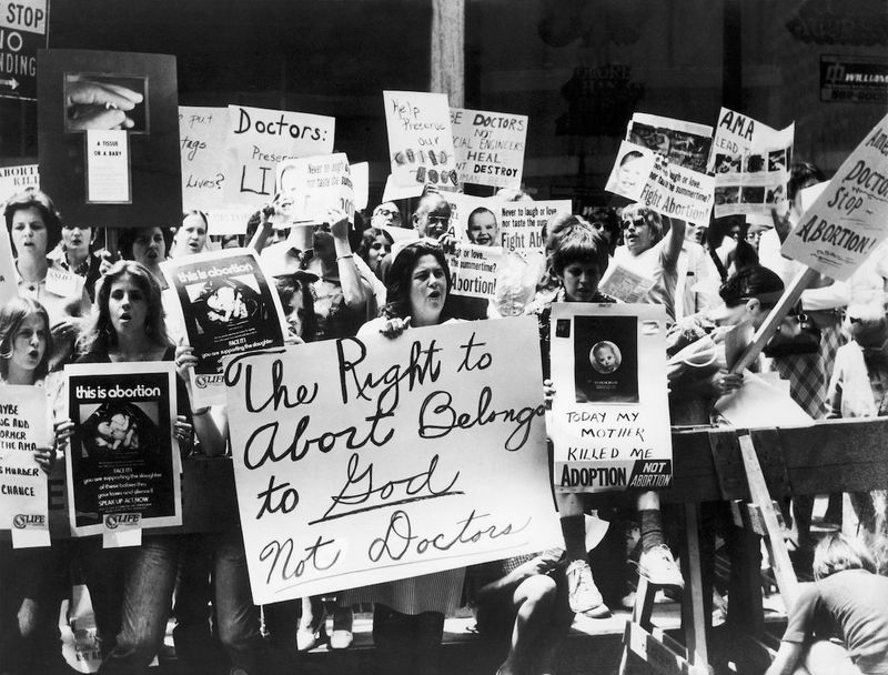 Roe v. Wade (1973) – Supreme Court decision legalizing abortion (nationwide at the time), a major reproductive rights victory.