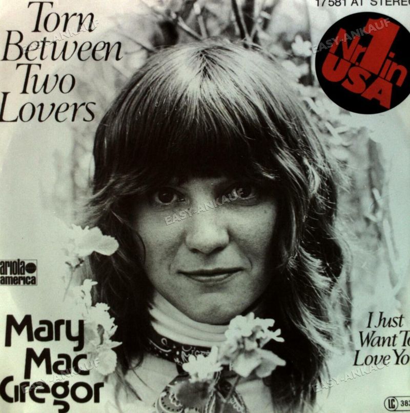 “Torn Between Two Lovers” – Mary MacGregor (1976)