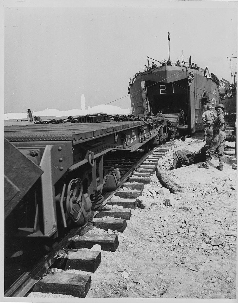 Trains Filled with Troops