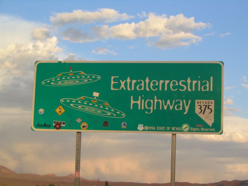 Extraterrestrial Highway Sign