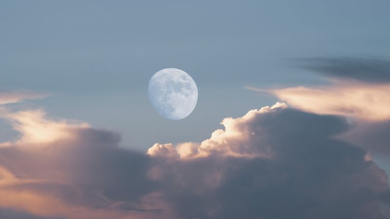 When you see the moon during the day, it’s because it’s watching you to make sure you behave.