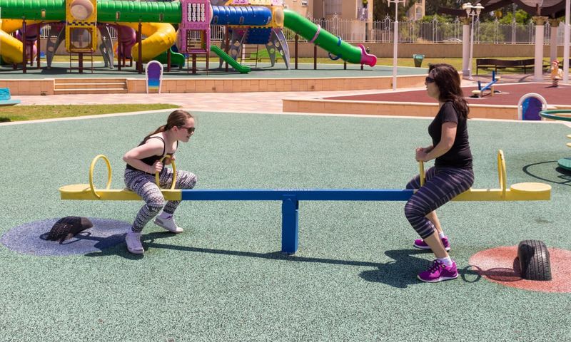 You can’t go to the playground because it’s ‘closed for repairs.’