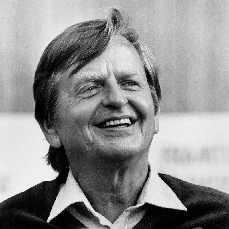 Olof Palme, Prime Minister of Sweden, 1986