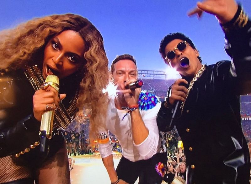 2016: Coldplay, Beyoncé, Bruno Mars
