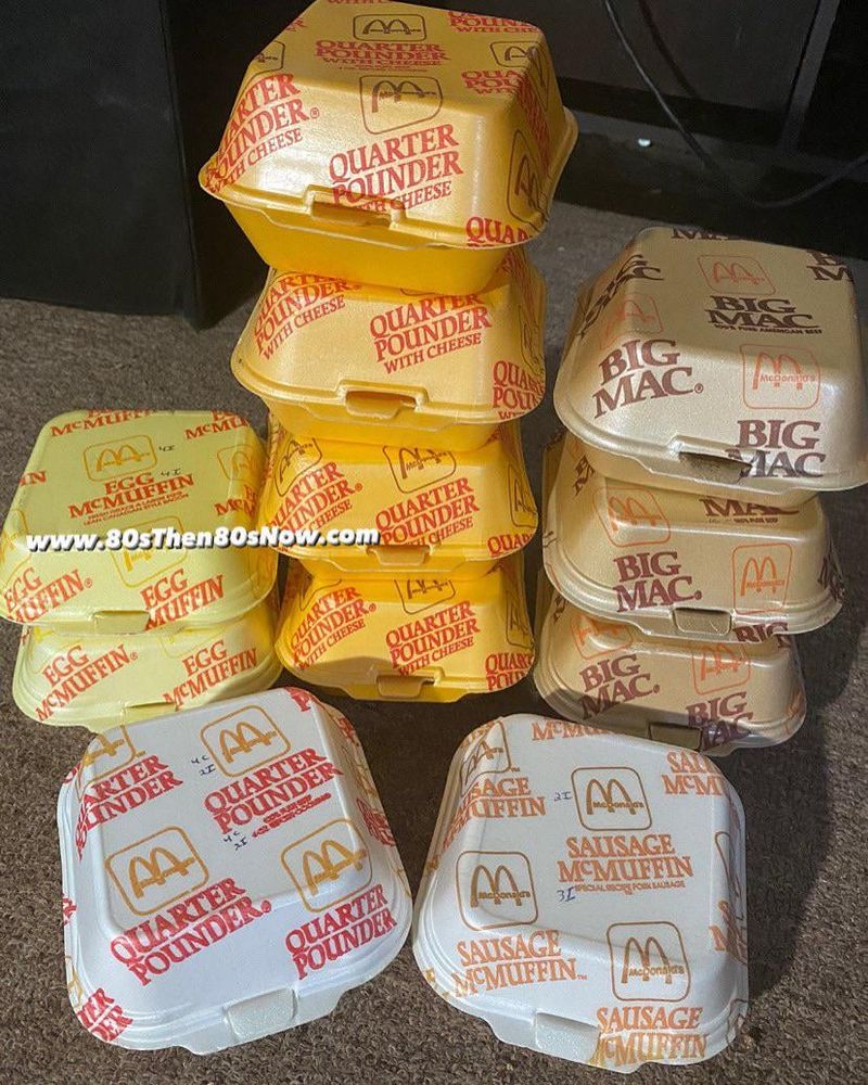 McDonald’s Styrofoam Containers