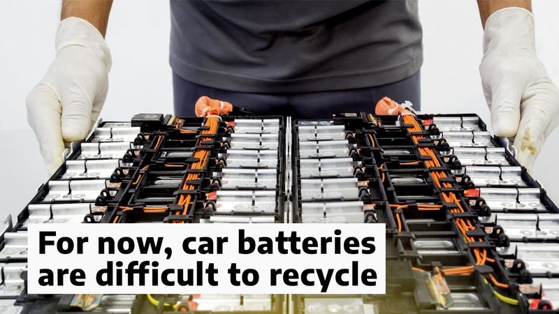 EV Batteries Are Difficult to Recycle