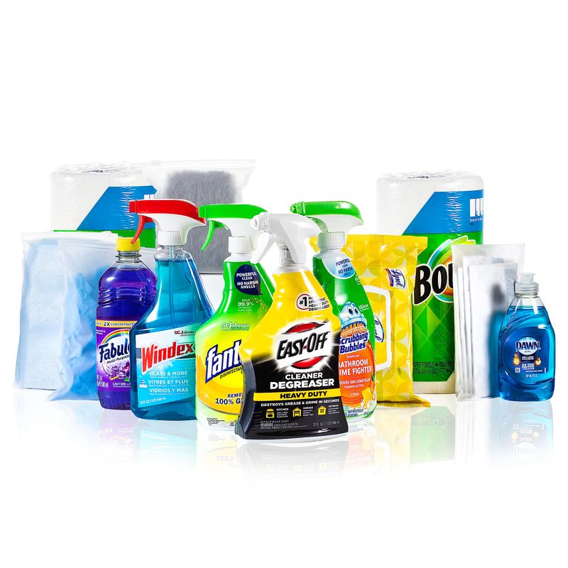 Name-Brand Cleaning Products