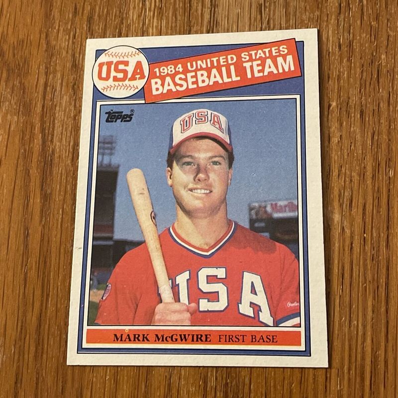 1985 Topps Tiffany Mark McGwire (#401)