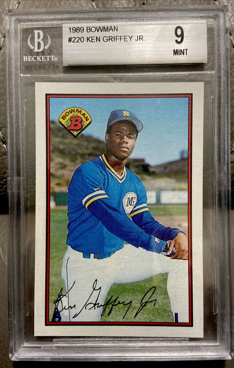 1989 Bowman Tiffany Ken Griffey Jr. Rookie (#220)