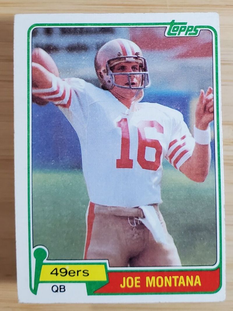 1981 Topps Joe Montana Rookie Card (#216)