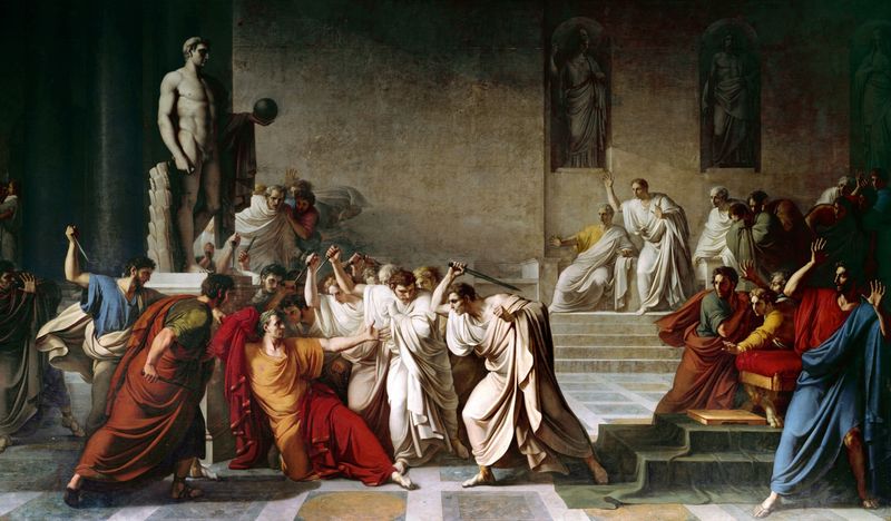 Brutus Betrays Julius Caesar (44 BCE)