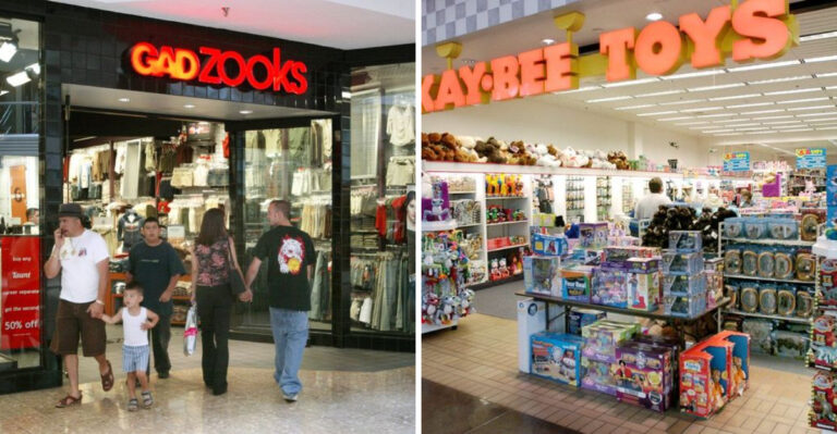 25 old mall stores you probably haven’t seen for years (at least not looking like this)