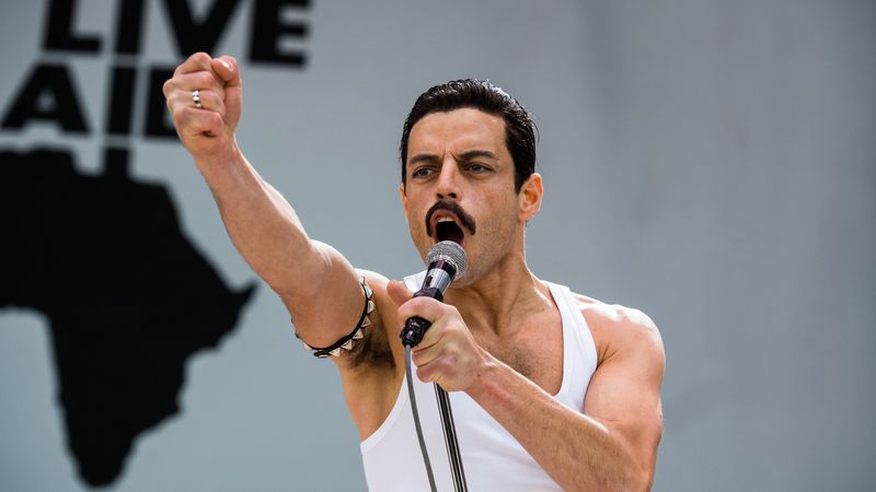 Rami Malek as Freddie Mercury (Bohemian Rhapsody, 2018)