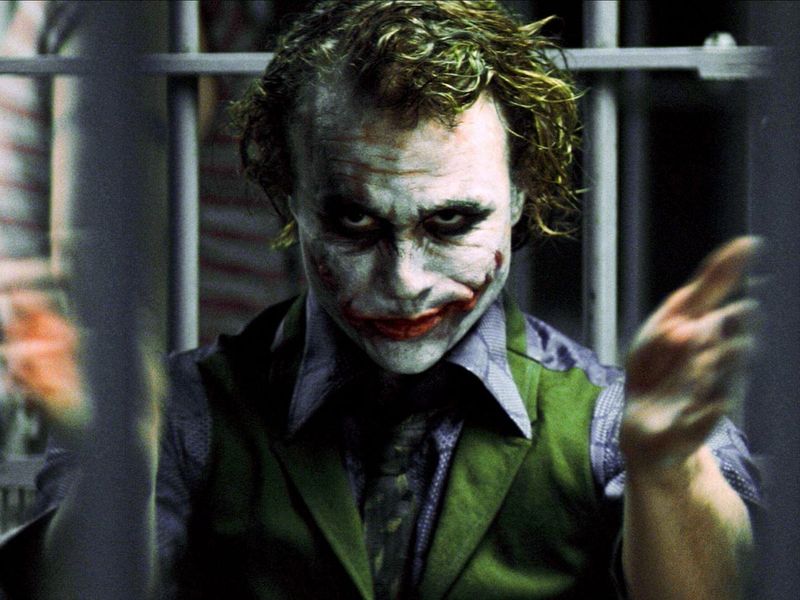 Heath Ledger as The Joker