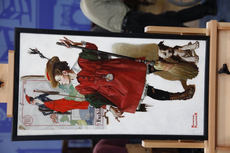 Norman Rockwell’s “The Little Model”