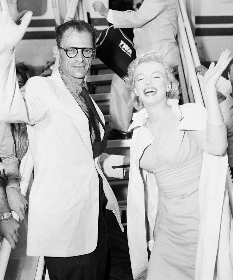 Marilyn Monroe & Arthur Miller – Their 1956 wedding was as high-profile and compelling as the star herself.