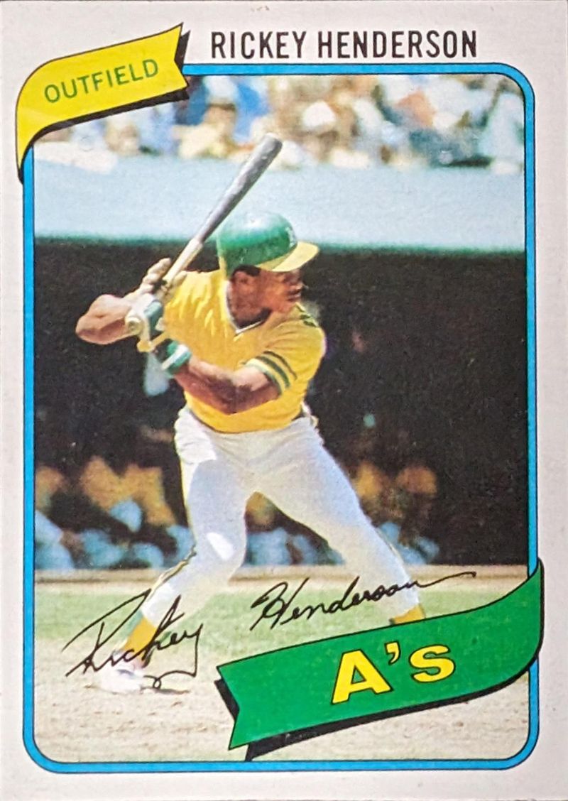 1980 Topps Rickey Henderson Rookie Card (#482)