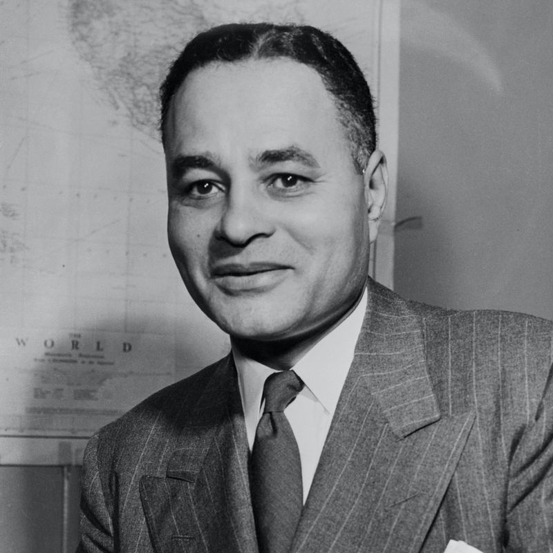 Ralph J. Bunche (USA) – Nobel Peace Prize, 1950