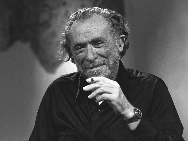 Charles Bukowski, German-American poet, novelist, and short story writer, 1994