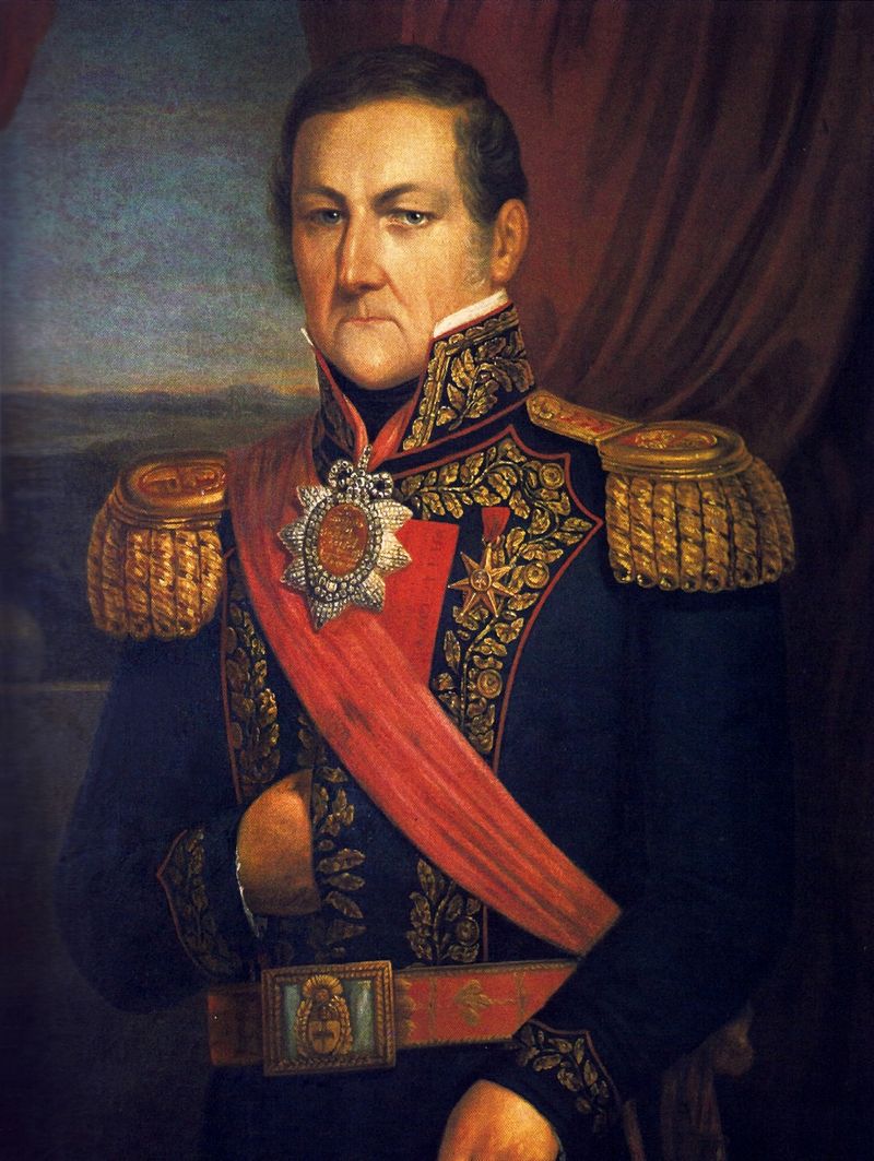 Juan Manuel de Rosas, Argentinian general and politician, 1877