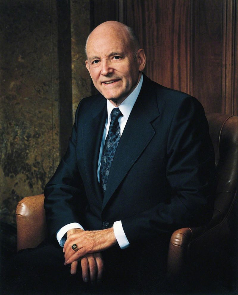 Howard W. Hunter, American religious leader, 14th President of The Church of Jesus Christ of Latter-day Saints, 1995