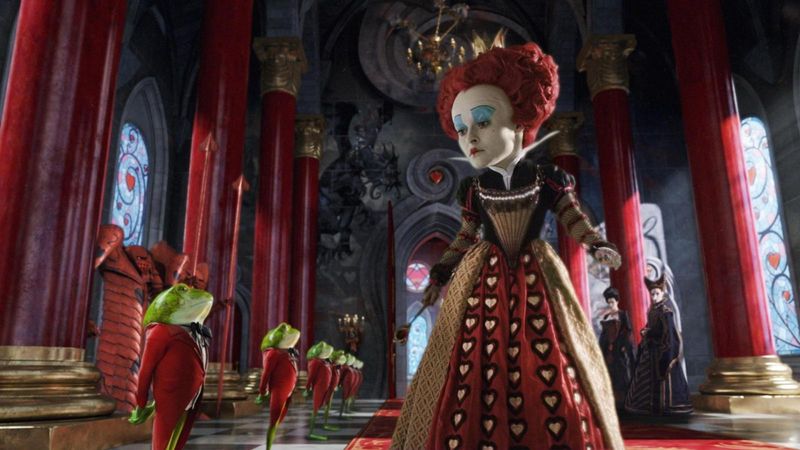 Helena Bonham Carter as Red Queen in 