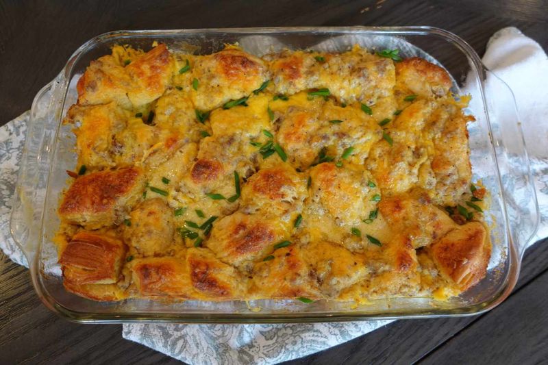 Biscuit and Gravy Casserole