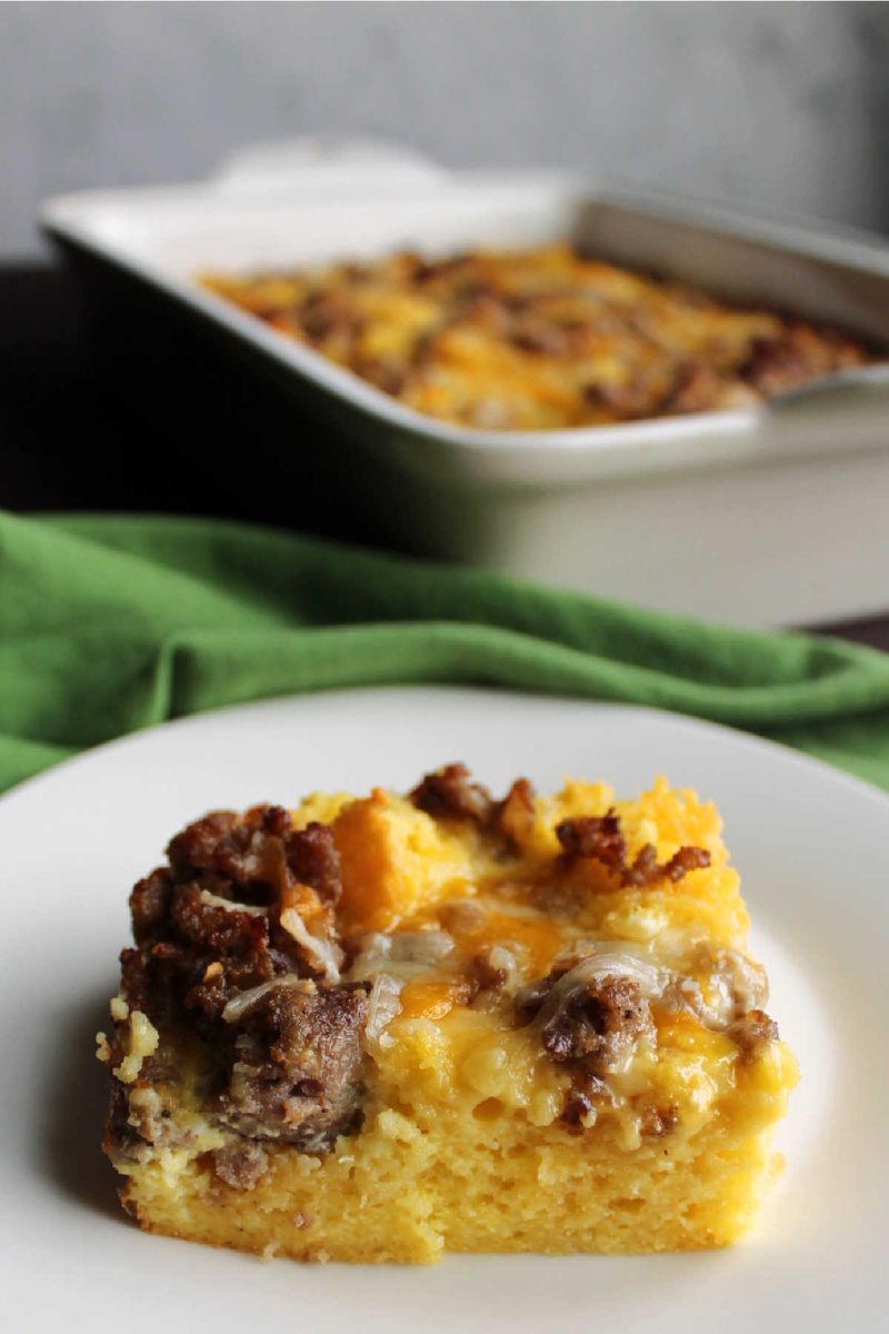 Cornbread and Sausage Casserole