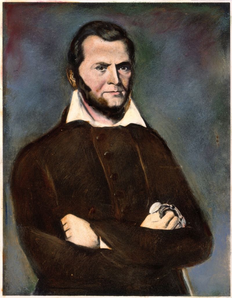 James Bowie, American pioneer and soldier, 1836