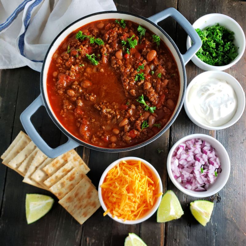 Chili and Cornbread