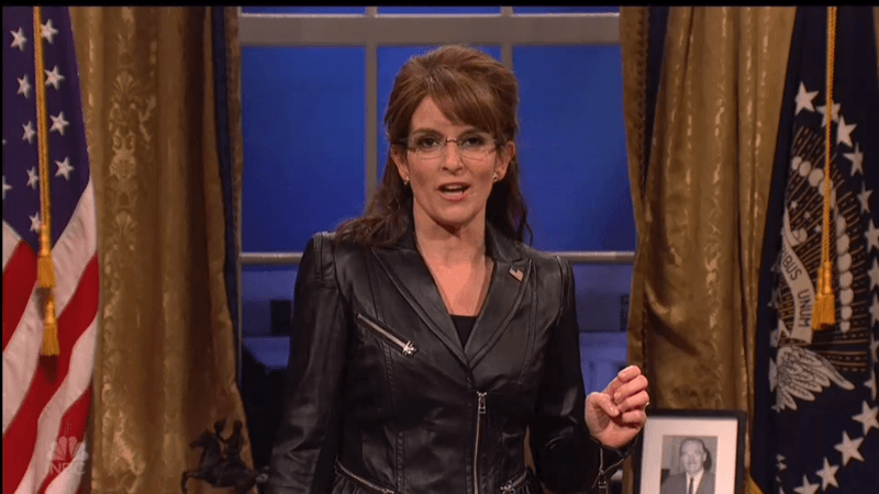 Tina Fey as Sarah Palin