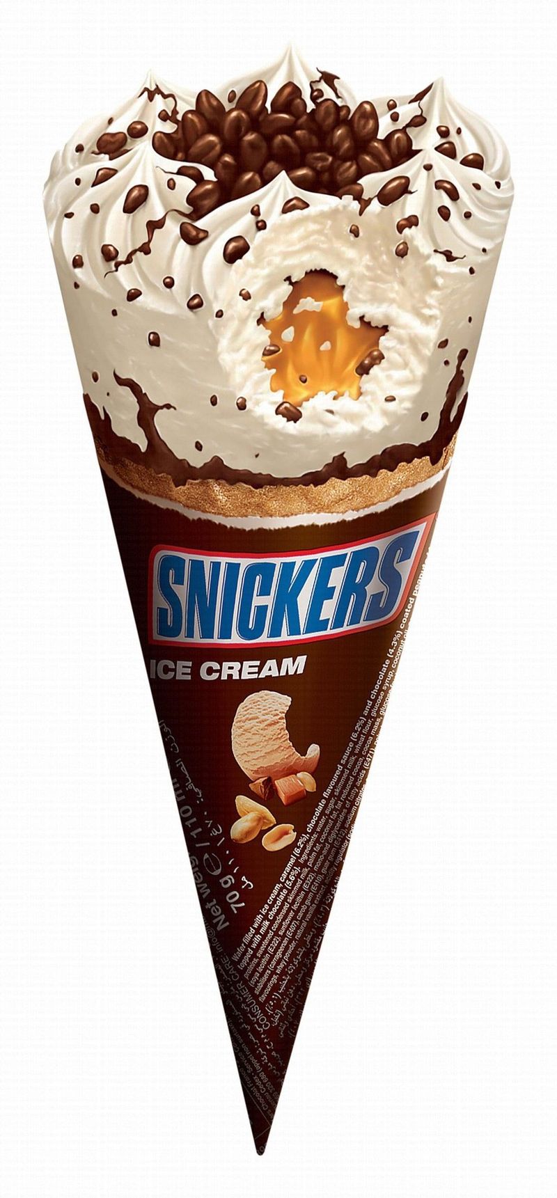 Snickers Ice Cream Cones