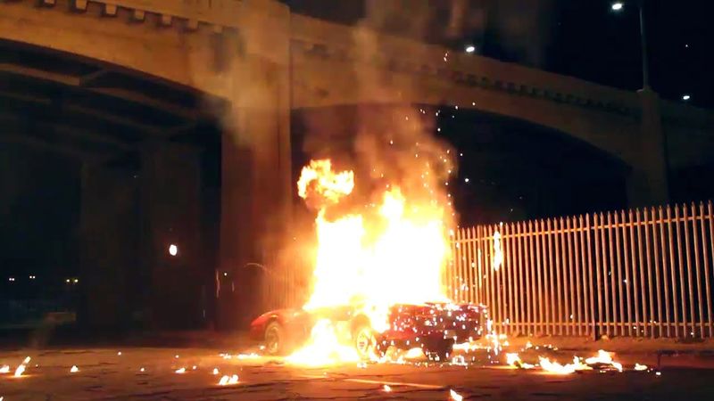 Cars Explode with a Single Bullet