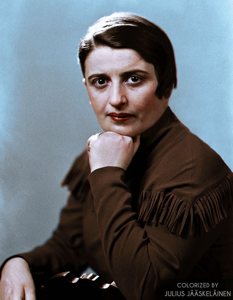 Ayn Rand, Russian-American author and philosopher, 1982