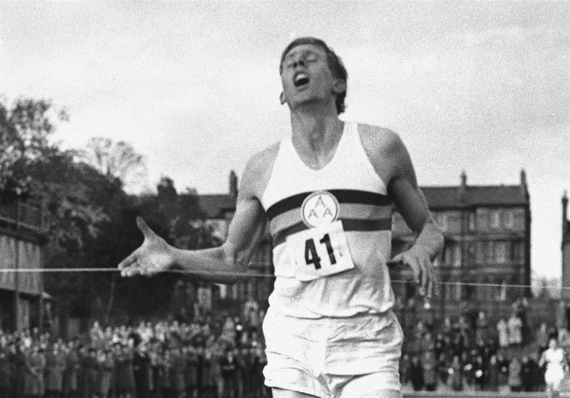 Roger Bannister, English middle-distance athlete, first person to run a four-minute mile, 2018