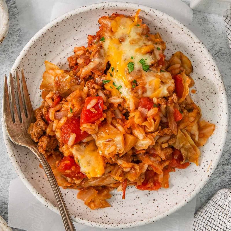 Stuffed Cabbage Roll Casserole