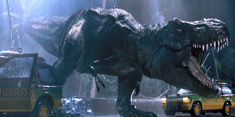 Jurassic Park's T-Rex Escape