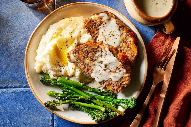 Meatloaf with Homemade Mashed Potatoes