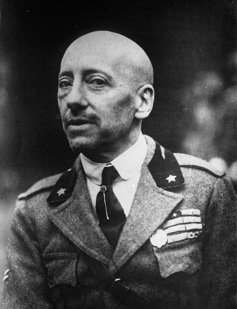 Gabriele D'Annunzio, Italian Journalist and Politician, 1938