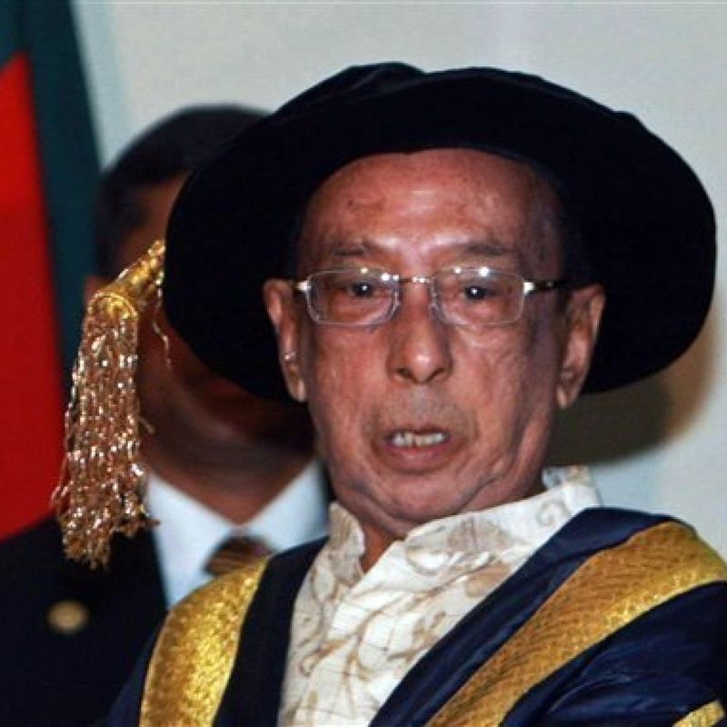 Zillur Rahman, Bangladeshi politician and President, 2013