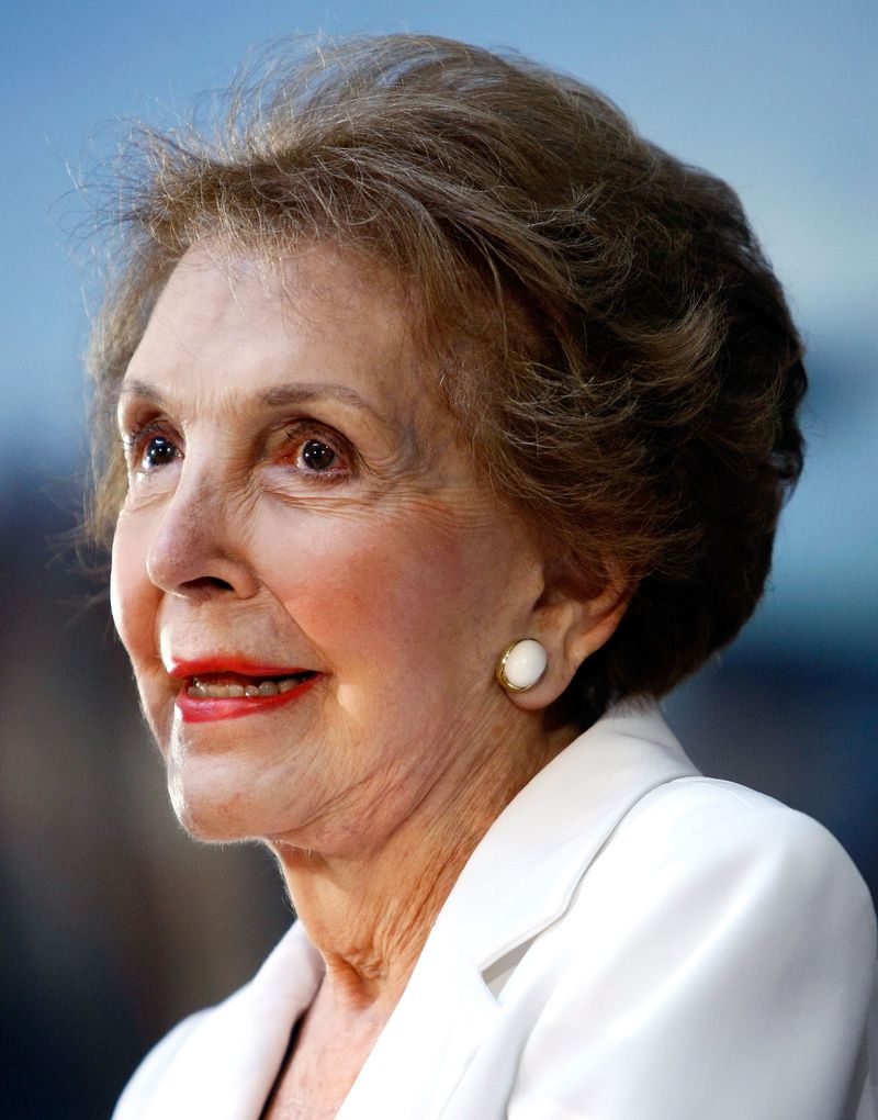 Nancy Reagan, American actress and First Lady, 2016