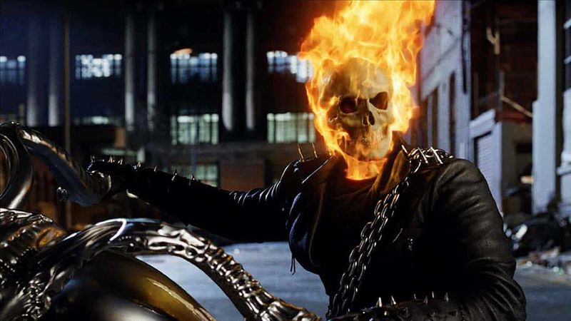 Nicolas Cage in 'Ghost Rider'