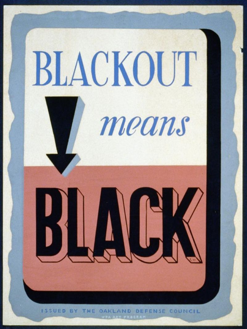 War Blackouts Were a Constant Disruption