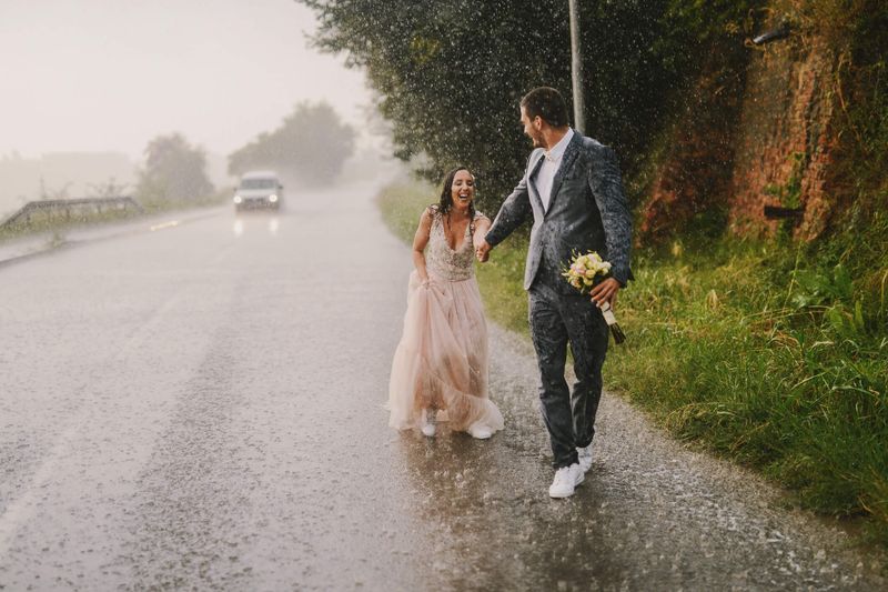 Rain on a Wedding Day Brings Blessings