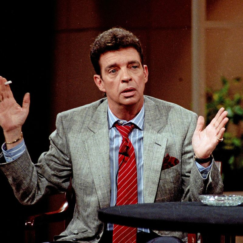 Morton Downey Jr., American singer and talk show host, 2001