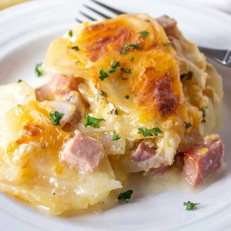 Ham and Potato Au Gratin